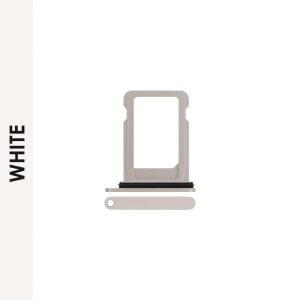 SINGLE SIM CARD TRAY COMPATIBLE FOR IPHONE 13 MINI (WHITE)