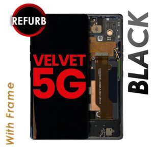 OLED ASSEMBLY W/FRAME FOR LG G9 5G (NON-VERIZON 5G UW FRAME)