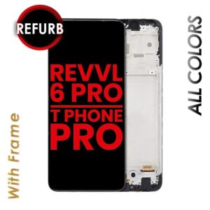 LCD ASSEMBLY WITH FRAME COMPATIBLE FOR T-MOBILE REVVL 6 PRO