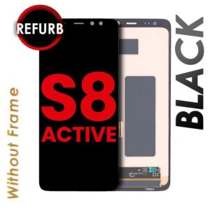 OLED ASSEMBLY WITHOUT FRAME FOR SAMSUNG GALAXY S8 ACTIVE (BLACK)