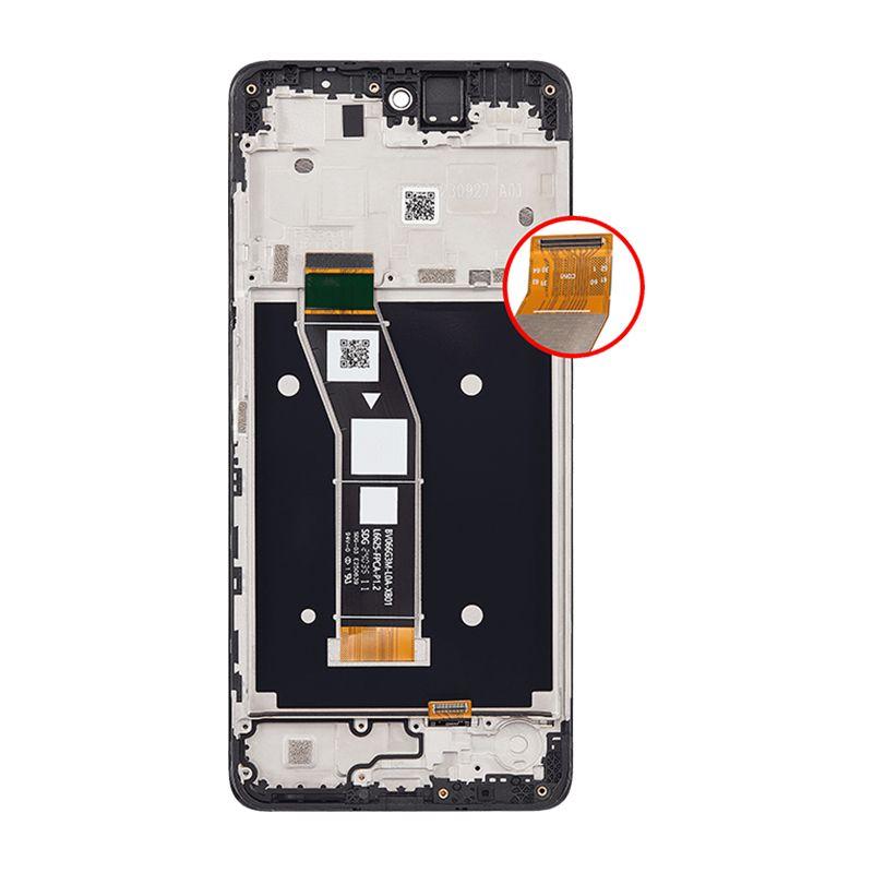 LCD ASSEMBLY WITH FRAME COMPATIBLE FOR MOTO G24 / G24 POWER