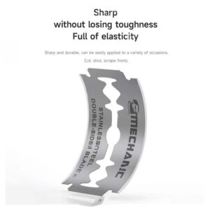 BLADE MECHANIC STAINLESS STEEL DOUBLE-SIDED BLADE (100 PACK)